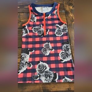 Adidas Quarter Zip Athletic Tank